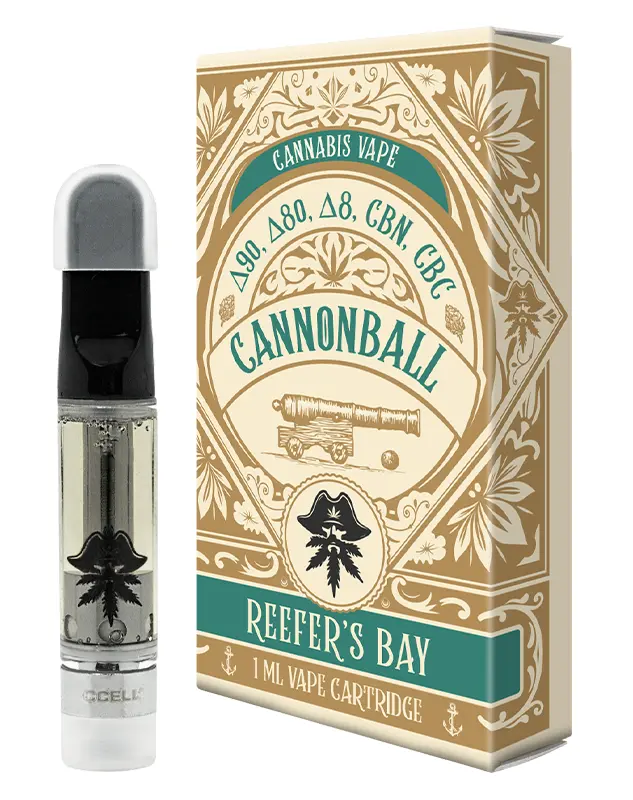 Bay Blend Vape Cartridge - Cannonball - 1ml - Reefer's Bay Bay Blend Vape Cartridge - Cannonball - 1ml - Reefer's Bay