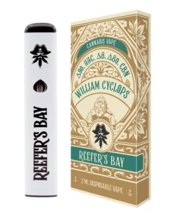 Bay Blend Disposable Vape - William Cyclops - 2ml - A hybrid experience of mythical proportions, William Cyclops delivers a blend of active HHC and chill Delta 8 with a dash of mellow CBN, all neatly wrapped in a laughy, long-lasting blanket of Delta 9o. Get all the feels in one lovable monster of a blend.


 	Lab-tested by an accredited 3rd party Lab
 	No MCT, PG, VG, PEG, vitamin E, or other cutting agent
 	95% Delta 9o-Dominant Oil Blend: Delta 9o, HHC, Delta 8, Delta 8o, CBN + 5% terpenes
 	2ml disposable ceramic core vape