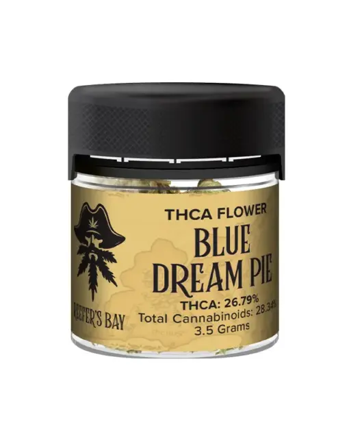 THCA Flower - Blue Dream Pie - Dive into the dreamy euphoria of Blue Dream Pie, a Sativa strain that tantalizes with its sweet berry flavors. Perfect for those seeking a blissful escape, this THCA flower is a must-try for enthusiasts looking to elevate their cannabis experience.
Genetics: Blue Dream x Key Lime Pie
Strain: Sativa
Effects: Euphoric
Flavors: Sweet, Berry
THCA Content: 26.79%