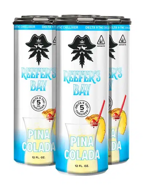 Delta 9 Seltzer 4-Pack - Pina Colada - Reefer's Bay