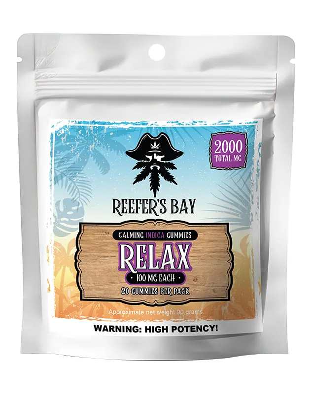 Reefer’s Bay Relax THC Gummies – Calming Indica