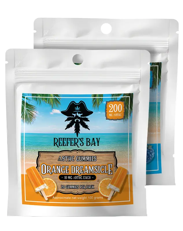 Delta 9 Gummies - 200mg - Black Raspberry - Flavor: Black Raspberry